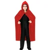 Image de Halloween Dracula cape - voor kinderen - fluweel - rood - L120 cm