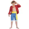 Image de CHAKS - Volwassen One Piece Luffy-kostuum - M