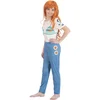 Image de CHAKS - One Piece Nami-kostuum voor kinderen - 146/152 (11-12 jaar)