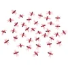 Image de Chaks Decoratie mieren - 4 cm - rood/bruin - 20x - horror/griezel decoratie dieren