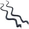 Image de Chaks nep cobra slangen 35 cm - zwart - 2x stuks - griezel/horror thema decoratie dieren
