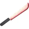 Image de Horror machete/slagersmes - glow in the dark - met nep bloed - 54 cm