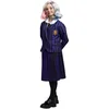 Image de Wednesday © School Uniform Dames Zwart/Violet - Maat L
