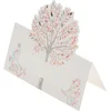Image de Chaks Naam/plaats kaartjes - Levensboom - 8x - bruiloft - multi - 8 x 8 cm - tafelschikking