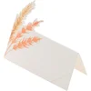 Image de Chaks Naam/plaats kaartjes - 8x - bruiloft feest - wit - 8 x 8 cm - tafelschikking