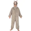 Image de Chaks - Zwijn Steiff Van Asterix Kind Kostuum - Grijs - Maat 128 - Carnavalskleding - Verkleedkleding