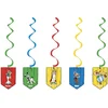Image de CHAKS - 5 Asterix 60 spiraalhangers