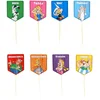 Image de CHAKS - 8 Asterix Cupcake-prikkers