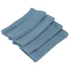 Image de 4 stoffen servetten grijsblauw 40cm