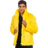 Image de CHAKS - Geel bontjas voor volwassenen - XL (190 cm)