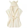 Image de Bb&co - Bamboe badjas met capuchon voor baby en kind - Ecru 50 x 54 cm