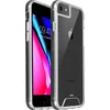 Image de Avizar Hoes Geschikt voor iPhone SE 2022,2020,8,7,6S,6 Stijve contourbumper, Crystal Collection - doorzichtig, Transparant