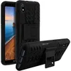 Image de Geschikt voor Xiaomi redmi 7a Shockproof Case met Metalen riemclip zwart