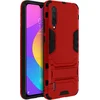 Image de Avizar Hoesje Geschikt voor Mi 9 Lite Hybride Schokbestendig met Standfunctie, Rood