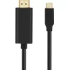 Image de Avizar USB Type C naar HDMI Male Kabel Resolutie 4K UHD 2m, Zwart