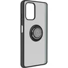 Image de Geschikt voor Xiaomi Redmi Note 10/10s Bi-materiaal Case Ring Video-Ondersteuning zwart
