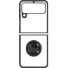 Image de Geschikt voor Samsung Galaxy Z Flip 3 Bi-materiaal Case Ring Video-Ondersteuning zwart