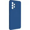 Image de Avizar Hoesje Geschikt voor Galaxy A53 5G Siliconen Semi-rigide Soft-touch, Blauw