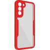 Image de Integraal Hoesje Geschikt voor Samsung Galaxy S22 Achterkant plexiglas, rood