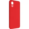 Image de Avizar Geschikt voor Samsung Galaxy A03 Core siliconen hoesje semi-rigide Soft-touch afwerking rood, Rood