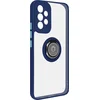 Image de Avizar Hoes Geschikt voor Samsung Galaxy A33 5G Schokbestendig met Roterende Magnetische Ring, Nachtblauw