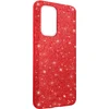 Image de Avizar Hoesje Geschikt voor Galaxy A53 5G Siliconen Semi-rigide met Glinsters, Rood