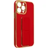 Image de Siliconen hoesje Geschikt voor Apple iPhone 13 Pro Max Opvouwbare standaard Magnetisch rose