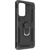 Image de Avizar Hoesje Geschikt voor Galaxy A53 5G Schokbestendig met Ringhouder Stand, Zwart
