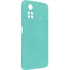 Image de Geschikt voor Xiaomi Poco M4 Pro siliconen hoesje semi-rigide Soft-touch afwerking turquoise
