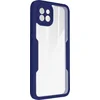 Image de Avizar Hoesje Geschikt voor Galaxy A03 Plexiglas Full Body Schokbestendig, Blauw