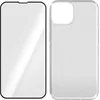 Image de Geschikt voor Apple iPhone 14 Pro Max-hoesje soepel siliconen gehard glas 9H transparant zwart