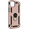 Image de Avizar Hoesje Geschikt voor iPhone 14 Schokbestendig met Ringhouder Standfunctie, Champagneroze