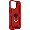 Image de Avizar Hoesje Geschikt voor iPhone 14 Pro Schokbestendig met Ringhouder Stand, Rood