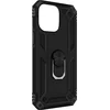 Image de Avizar Hoesje Geschikt voor iPhone 14 Pro Max Schokbestendig met Ringhouder, Zwart