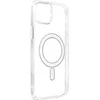 Image de Avizar Hoesje Geschikt voor iPhone 14 Plus Bi-materiaal Schokbestendig MagSafe Compatible, Transparant