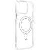 Image de Avizar Hoesje Geschikt voor iPhone 14 Pro Max Bi-materiaal Schokbestendig MagSafe Compatible, Transparant
