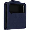 Image de Hoesje Geschikt voor Samsung Z Flip 4 met klep en magnetische flap Donkerblauw
