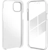 Image de Avizar Hoesje Geschikt voor iPhone 14 Volledige Bescherming Hardcase en Siliconen, Transparant