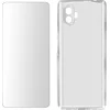 Image de Avizar Hoesje Geschikt voor Galaxy Xcover 6 Pro Siliconen met Gehard Glas 9H, Transparant