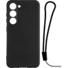 Image de Avizar Hoesje Geschikt voor Galaxy S23 Siliconen Semi-rigide Soft-touch, Zwart