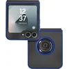 Image de Avizar Hoesje Geschikt voor Samsung Galaxy Z Flip 6 Schokbestendig met Magnetische Ringhouder, Blauw