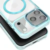 Image de Avizar Hoesje Geschikt voor Apple iPhone 17 Pro Max Crystal Color Collection Compatibel MagSafe, Turquoise