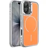 Image de Avizar MagSafe hoesje Geschikt voor Apple iPhone 17, bi-materiaal, ultra versterkte bescherming, Oranje