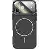 Image de Avizar MagSafe Hoes Geschikt voor Apple iPhone 17 Hard met Glas Camerabescherming, Zwart