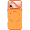 Image de Avizar MagSafe Hoes Geschikt voor Apple iPhone 17 Hard met Glas Camerabescherming, Oranje