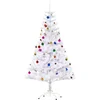 Image de HOMCOM-Kerstboom-Plastic-85x85x150cm-Blanc