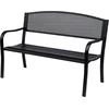 Image de Outsunny tuinbank - Metaal - 127x60x87cm - Zwart