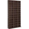Image de HOMCOM-CD-opbergmeubel - bewerkt hout - 102x24x195cm - bruin