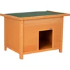 Image de PawHut Hondenhok - Grenenhout - 85x58x58cm - Bruin