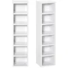 Image de HOMCOM-CD-opbergunit - Hout - 21x19x88cm - Wit